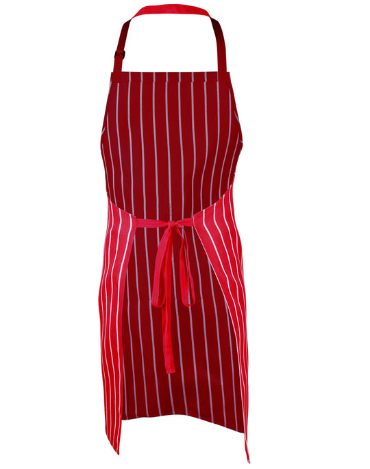 Bib Striped Apron Custom Printed