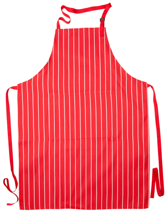 Bib Striped Apron Custom Printed