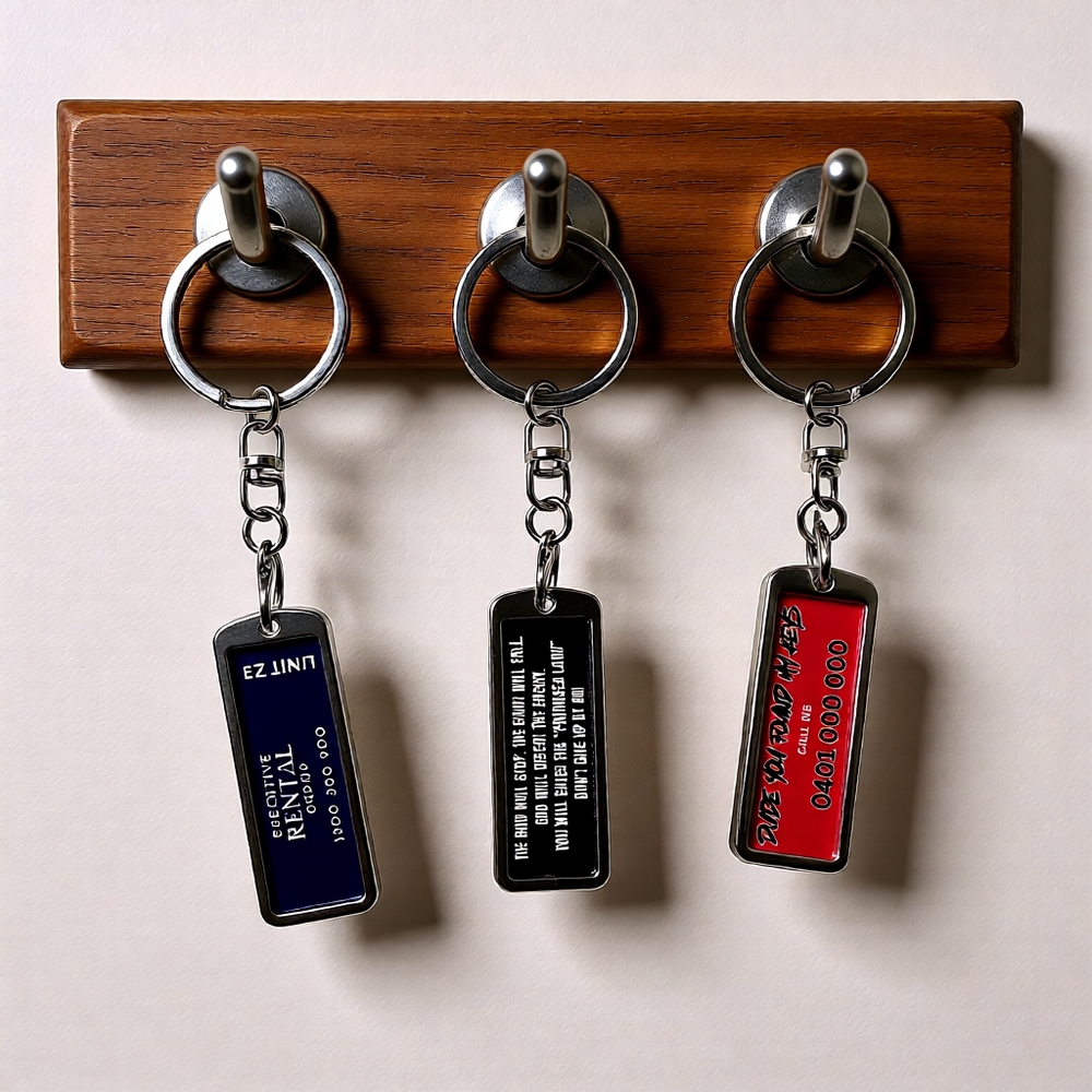 Double sided full colour Keyrings