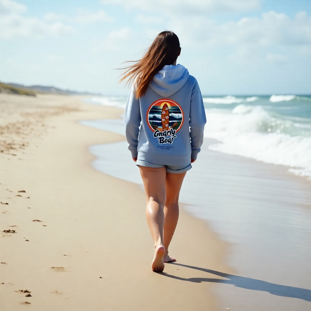 Custom Printed LADIES DOUBLE BAY FLEECE FULL-ZIP HOODIE