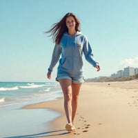 Custom Printed LADIES DOUBLE BAY FLEECE FULL-ZIP HOODIE