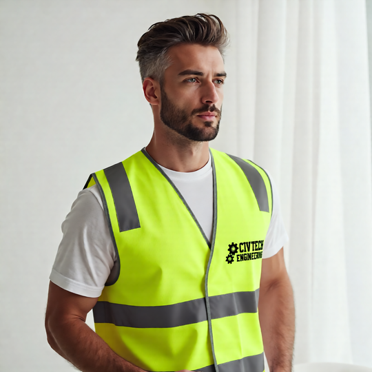 Custom Printed Hi Viz Safety Vests