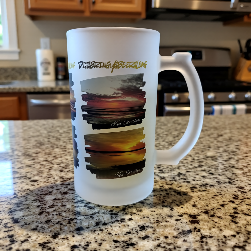 Frosted Beer Steins - Personalised "Very Popular"
