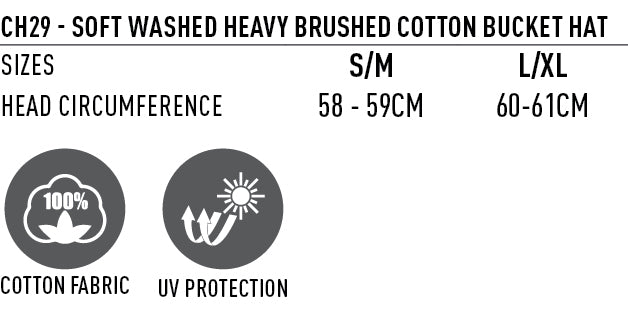 Custom Printed Soft Washed Bucket Hat