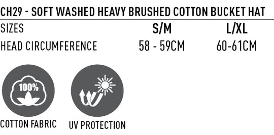 Custom Printed Soft Washed Bucket Hat