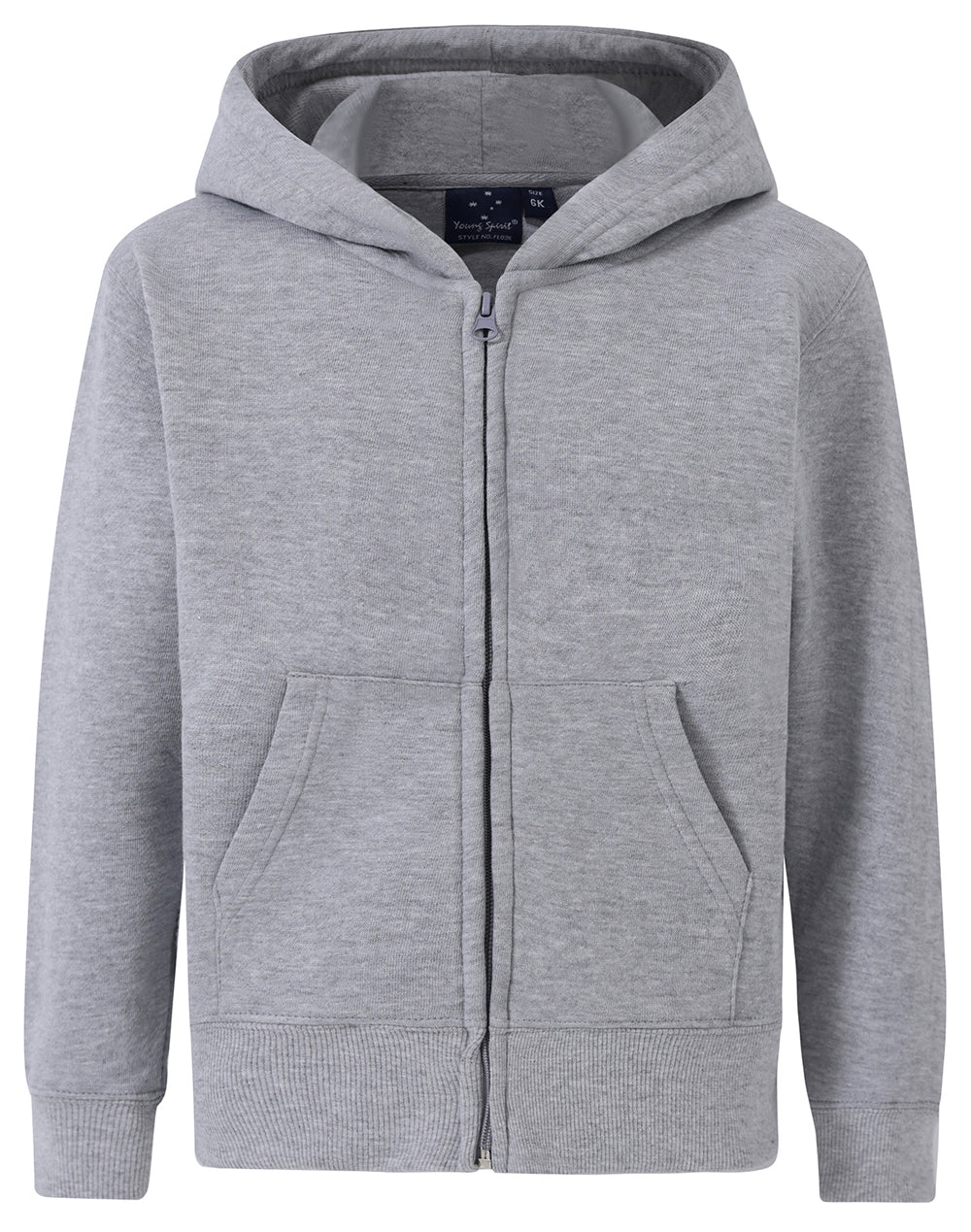 Customisable - KIDS DOUBLE BAY FLEECE FULL-ZIP HOODIE