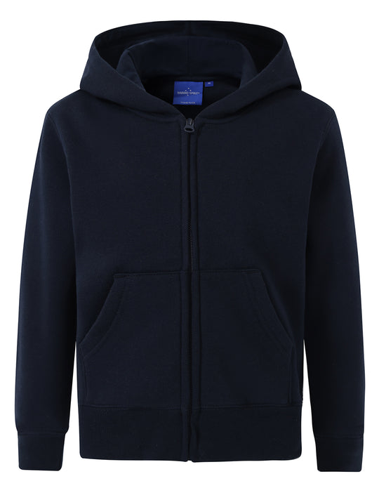 Customisable - KIDS DOUBLE BAY FLEECE FULL-ZIP HOODIE