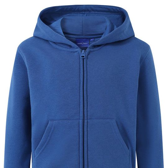 Customisable - KIDS DOUBLE BAY FLEECE FULL-ZIP HOODIE