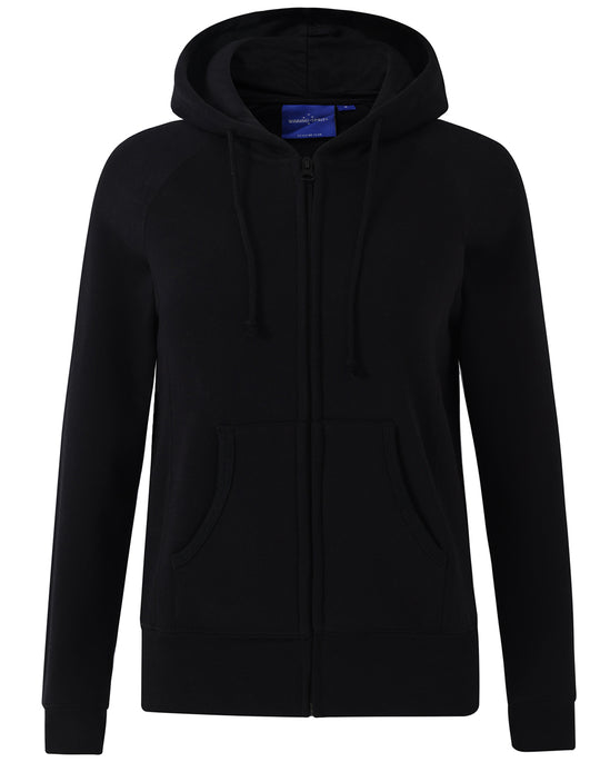 Custom Printed LADIES DOUBLE BAY FLEECE FULL-ZIP HOODIE