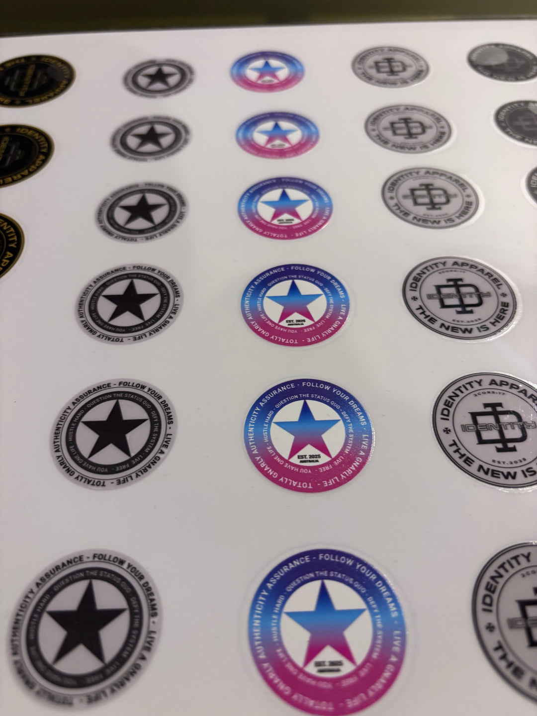 UV Printed Gang Sticker gang sheets