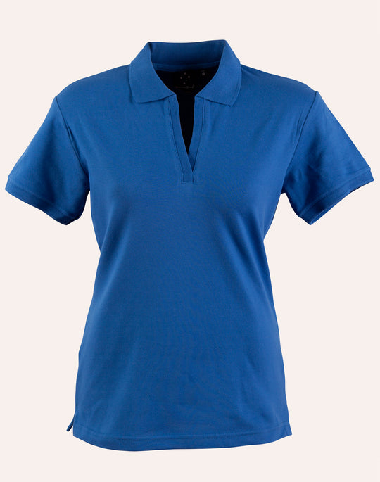 Cotton Stretch POLO Ladies Custom Printed