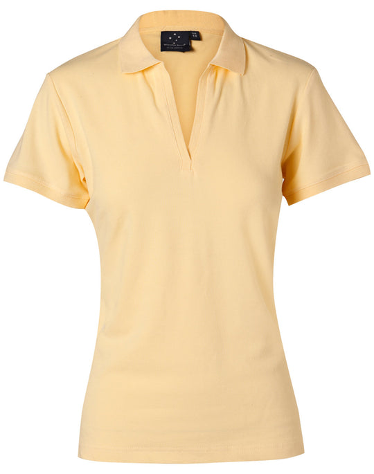 Cotton Stretch POLO Ladies Custom Printed