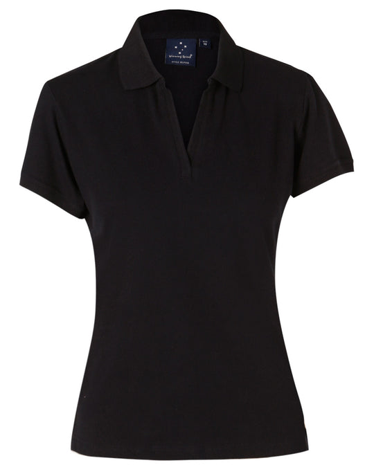 Cotton Stretch POLO Ladies Custom Printed