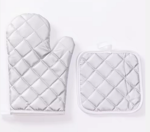 Custom Printed Oven Mitt and Mat