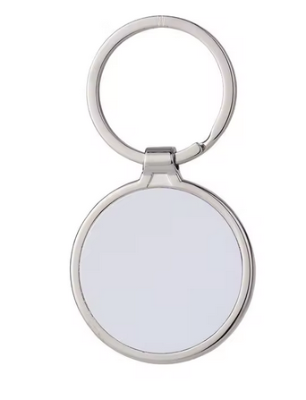 Short Circle Stainless steel keyring - Photo Quality