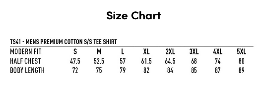 MENS PREMIUM COTTON S/S TEE - Custom Printed